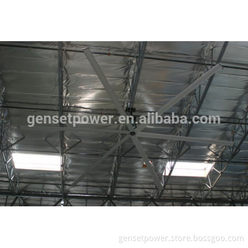 7m National HVLS Factory Large Ceiling Fan for ventilation and cooling